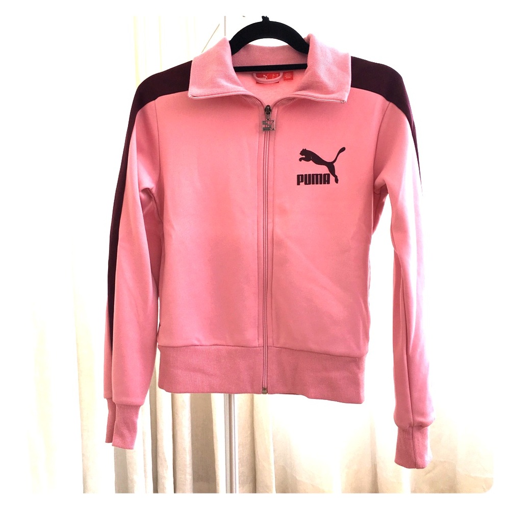 Puma Track Zipper Jacket Pink XS